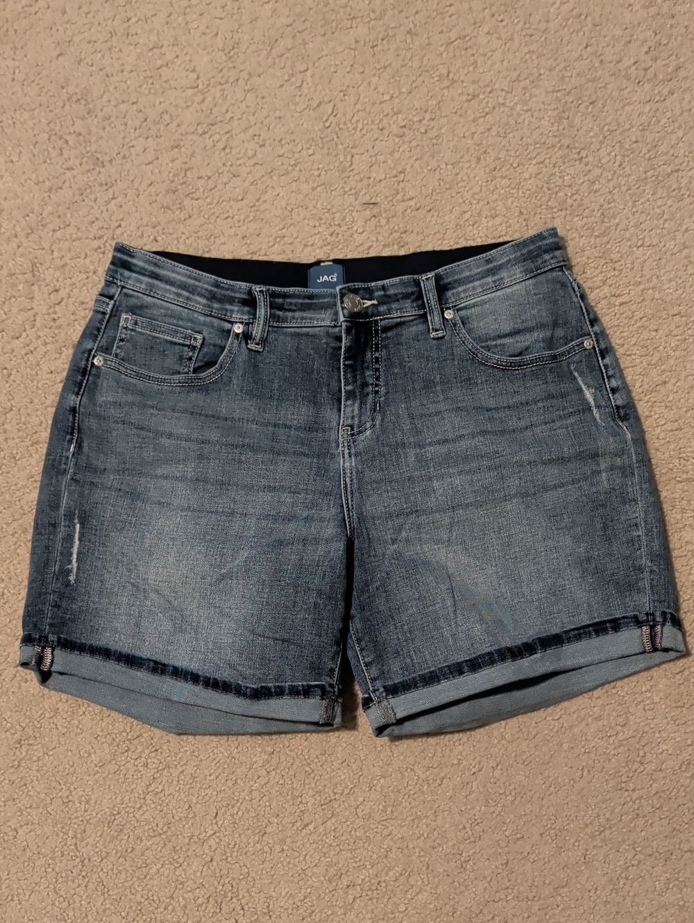 Jag Jeans Women's Faded Blue Denim Shorts